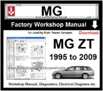 MG ZT Workshop Service Repair Manual Download